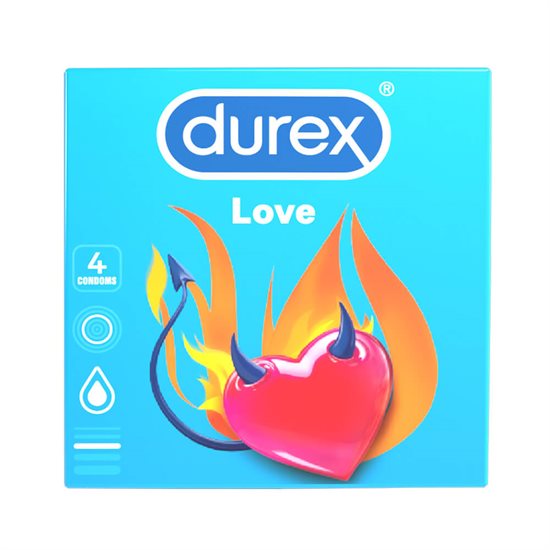 Durex Love - Easy-on óvszer [4 darab]