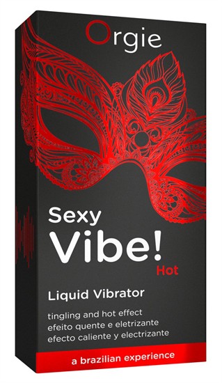 Orgie Sexy Vibe HOT - epres, melegítő folyékony vibrátor [15 ml]