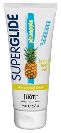 HOT Superglide Ananász - ehető síkosító [75 ml]