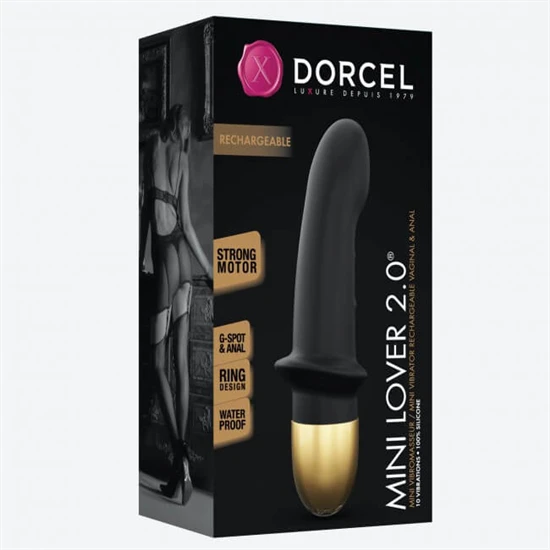 Dorcel Mini Lover 2.0 - akkus, G-pont vibrátor (fekete-arany