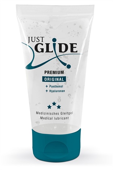 Just Glide Premium Original - vegán, vízbázisú síkosító [50 ml]