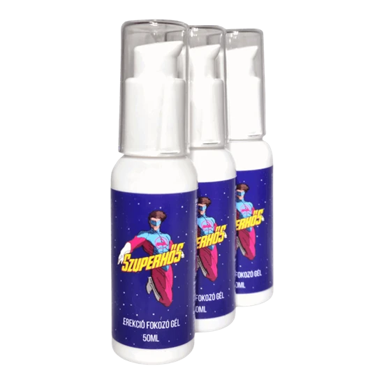 Szuperhős erekció fokozó gél