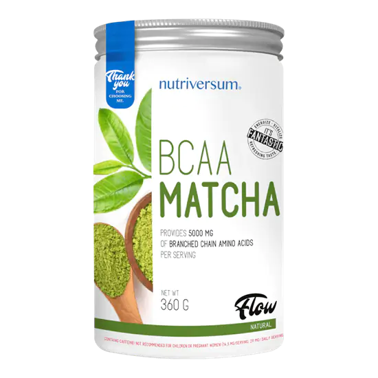 BCAA Matcha - 360 g - FLOW - Nutriversum - Natural