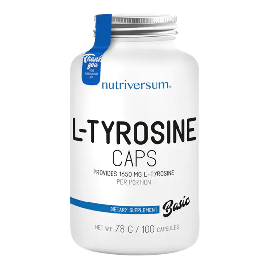 L-Tyrosine Caps - 100 kapszula - BASIC - Nutriversum