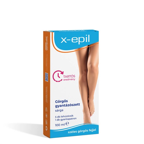 X-Epil - görgős gyantázószett - sárga [100 ml]