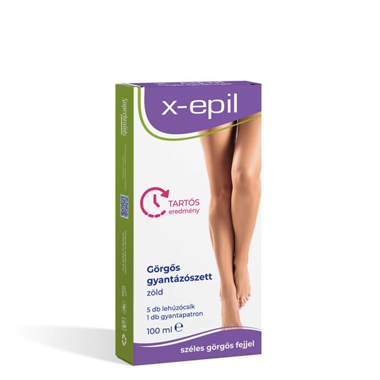 X-Epil - görgős gyantázószett - zöld [100 ml]