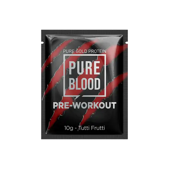Pure Blood edzés előtti energizáló - 10g - Tutti Frutti - Pu