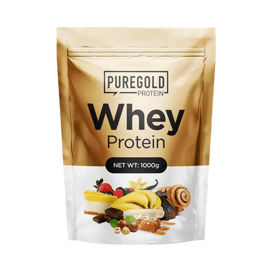 Whey Protein fehérjepor - 1 000 g - PureGold - tejberizs