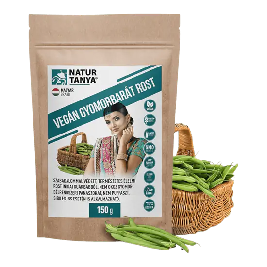 Vegán gyomorbarát rost - Indiai guarbabból - 150 g - Natur Tanya