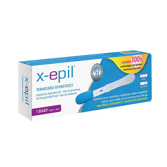 X-Epil - exkluzív terhességi gyorsteszt pen
