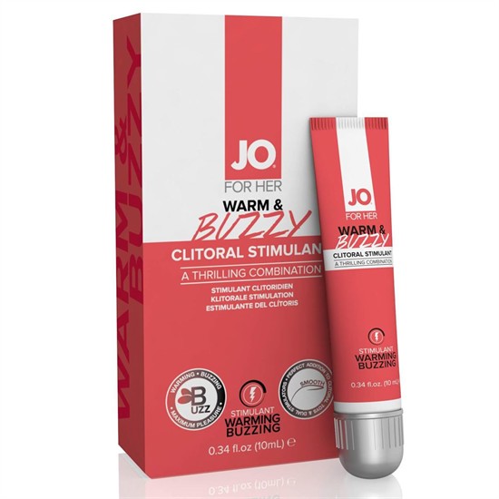 JO WARM & BUZZY - klitorisz stimuláló gél nőknek [10 ml]