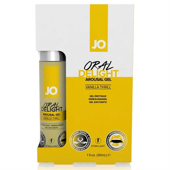 System JO Oral Delight - hűsítő, ehető síkosító - vanília