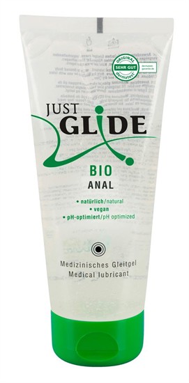 Just Glide Bio ANAL - vízbázisú vegán síkosító [200 ml]