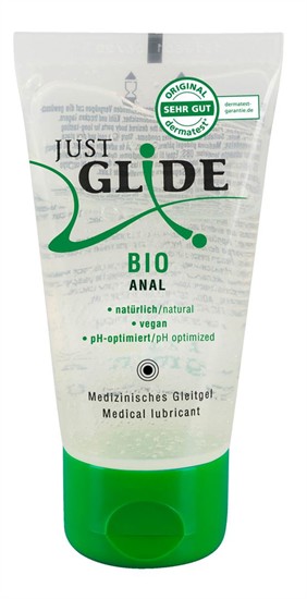 Just Glide Bio ANAL - vízbázisú vegán síkosító [50 ml]
