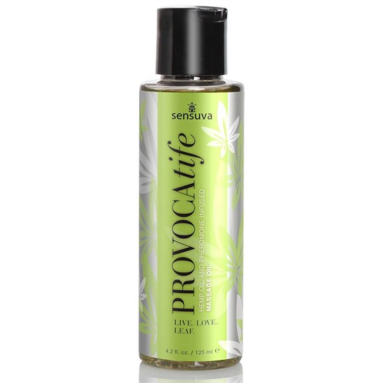 Sensuva Provocatife Hemp - feromonos masszázsolaj [120 ml]