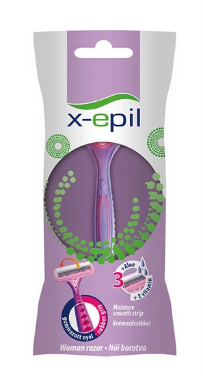 X-Epil - eldobható női borotva 3 pengés