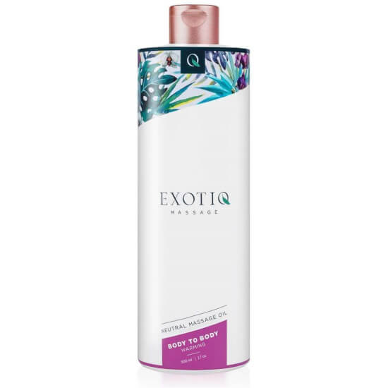 Exotiq Body To Body - melegítő masszázsolaj [500 ml]