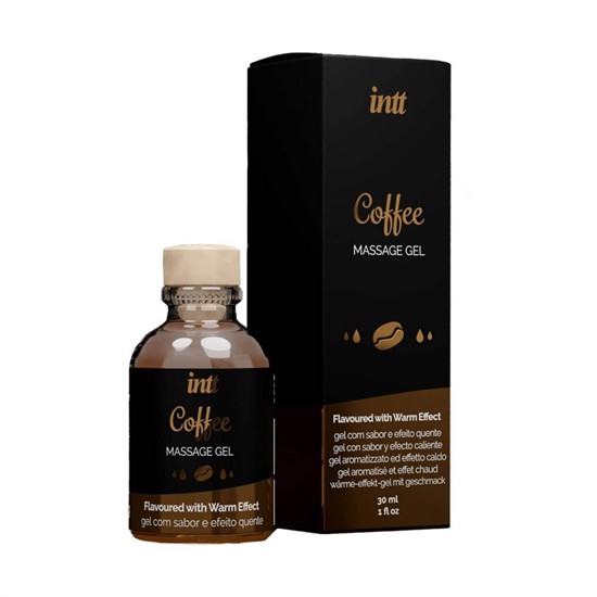 Intt Cosmetics MASSAGE GEL COFFEE GLASS BOTTLE 30ML + BOX
