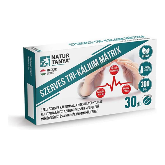 Natur Tanya Szerves tri-Kálium Mátrix [30 tabletta]