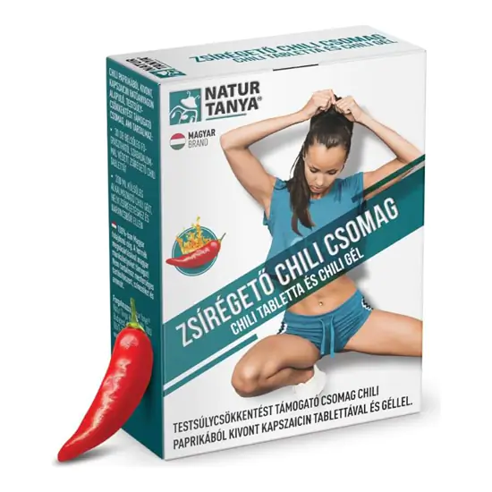Zsírégető Chili csomag - 30 tabletta - Natur Tanya