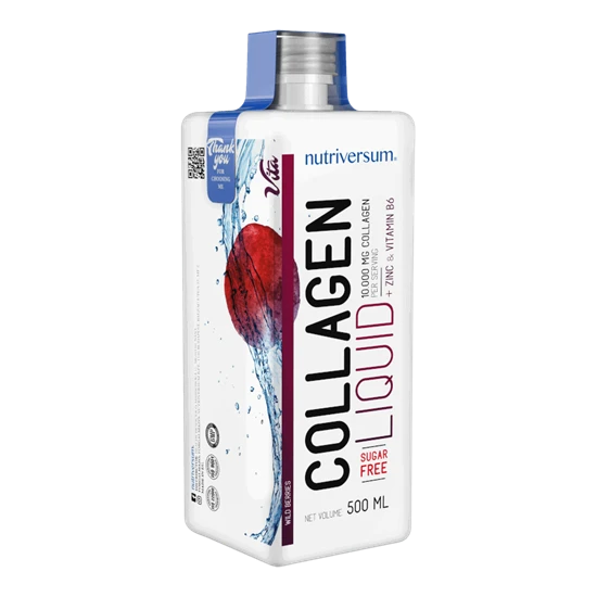 Collagen liquid Sugar Free - 10.000 mg - 500 ml - VITA - Nutriversum - erdei gyümölcs