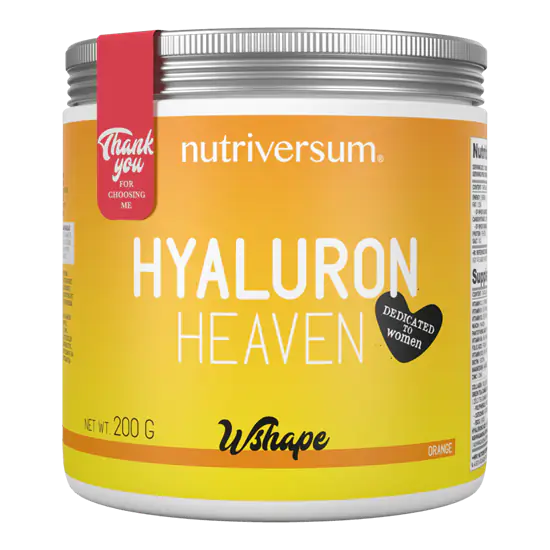 Hyaluron Heaven - 200 g - WSHAPE - Nutriversum - narancs
