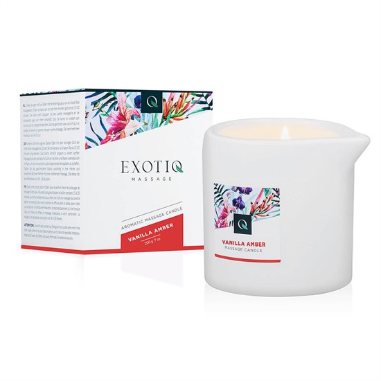Exotiq Vanilla Amber - masszázsgyertya (200g) [200 g]