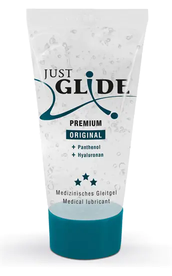 Just Glide Premium Original - vegán vízbázisú síkosító (20ml)