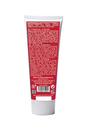 BTB WATER BASED FLAVORED STRAWBERRY LUBRICANT 100ML