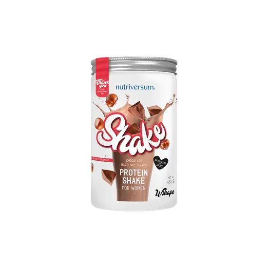 Shake - 450 g - WSHAPE - Nutriversum - mogyorós-csokoládé