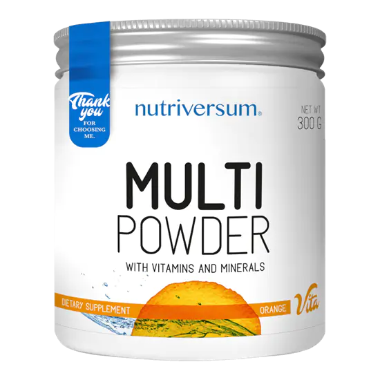 Multi Powder - 300 g - VITA - Nutriversum - narancs