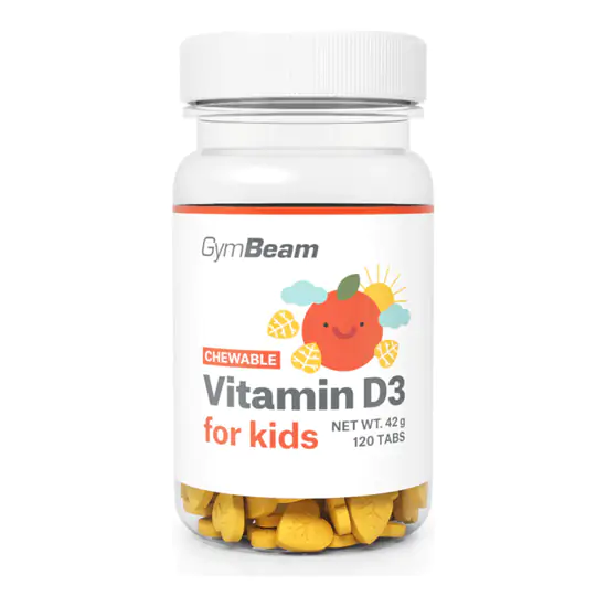 D3-vitamin rágótabletta gyerekeknek - GymBeam