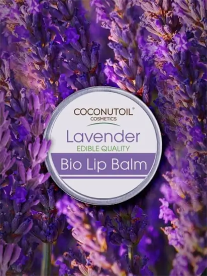 Bio Levendulás Ajakápoló Balzsam - 10 ml - Coconutoil Cosmetics