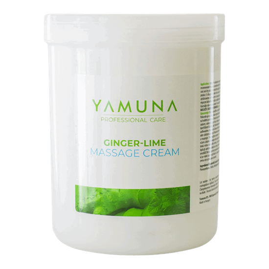 Yamuna Zsíros masszázskrém gyömbér-lime illattal [1000 ml]