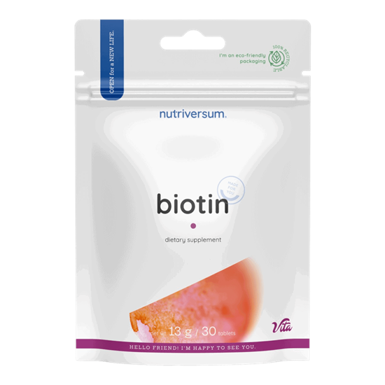Biotin Tablet - 30 tabletta - Nutriversum [30 tabletta]