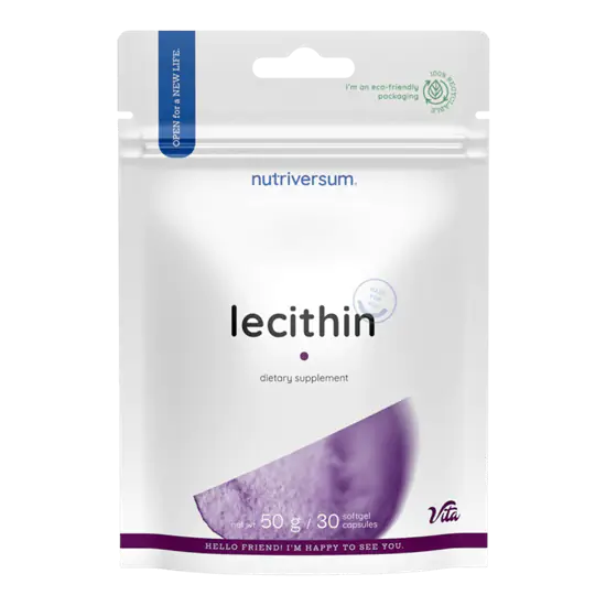 Lecithin - 30 lágyzselatin kapszula - Nutriversum