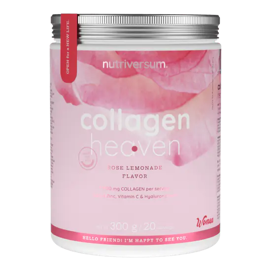 Collagen Heaven - 300 g - rózsa-limonádé - Nutriversum
