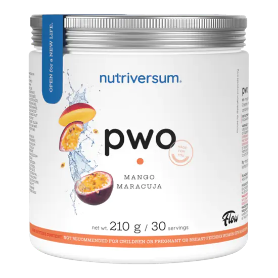 PWO - 210 g - mangó-maracuja - Nutriversum