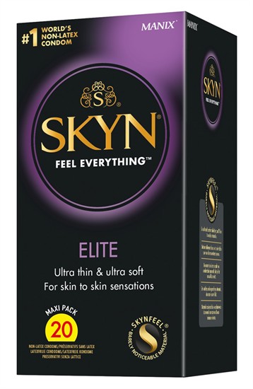 Manix SKYN Elite - ultra vékony latex-mentes óvszer [20 db]