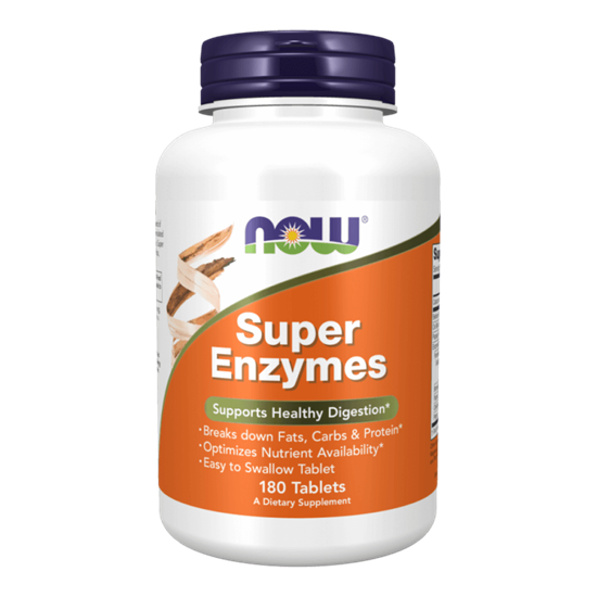 Super Enzymes - 180 tabletta - NOW Foods [180 tabletta]