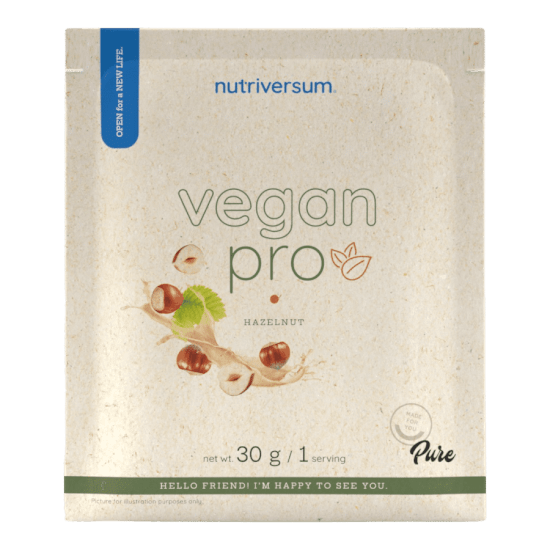 Vegan Pro - 30 g - mogyoró - Nutriversum [30 g]