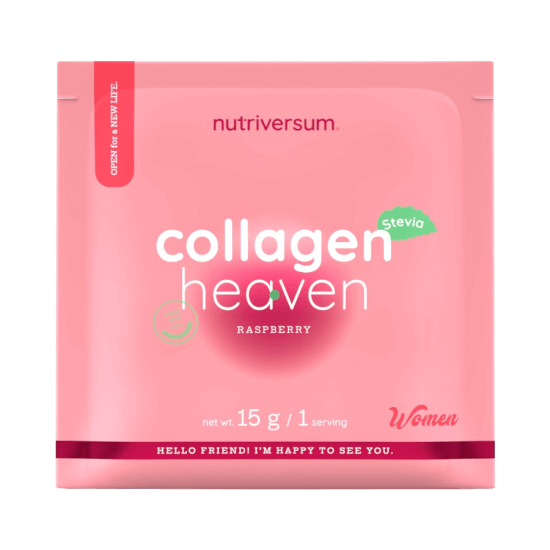 Collagen Heaven - 15 g - málna steviával - Nutriversum [15 g]
