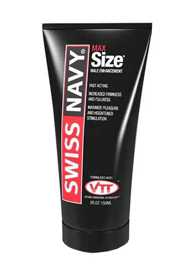 Swiss Navy MAX Size - stimuláló krém férfiaknak