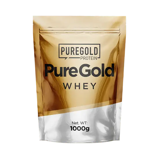Whey Protein fehérjepor - 1000 g - PureGold - mogyoróvaj