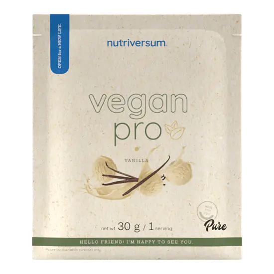 Vegan Pro - 30 g - vanília - Nutriversum