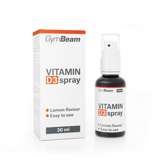 D3-vitamin spray - 30 ml - citrom - GymBeam [30 ml]