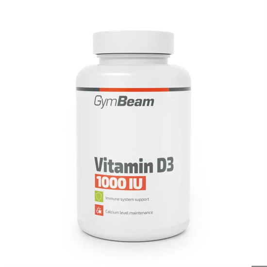 D3-vitamin 1000 IU - 60 kapszula - GymBeam [60 kapszula]