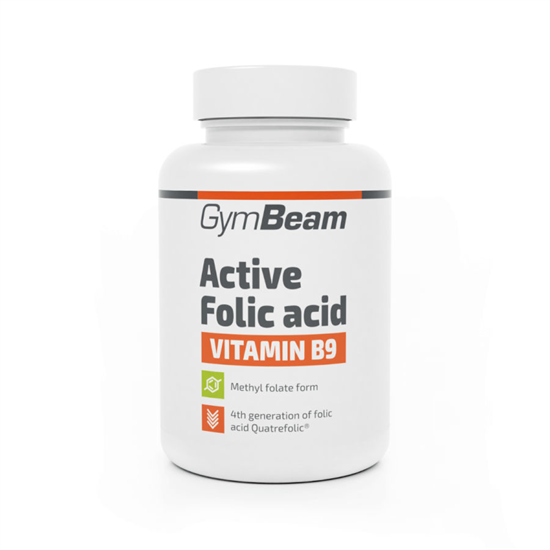 Active Folic Acid (B9-vitamin) - 60 kapszula - GymBeam [60 kapszula]