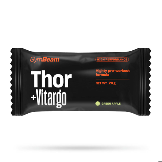 Thor Fuel + Vitargo edzés előtti stimuláns minta - 20 g - zöldalma - GymBeam [20 g]