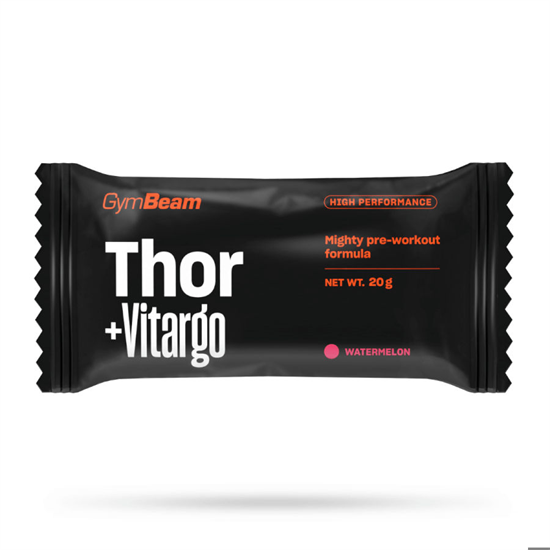 Thor Fuel + Vitargo edzés előtti stimuláns minta - 20 g - görögdinnye - GymBeam [20 g]